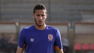 إصابة خفيفة لرمضان صبحي في مران الأهلي المسائي