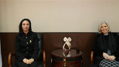 مايا مرسي تبحث مع هيفاء أبو غزالة ترتيبات متابعة الانتخابات الرئاسية