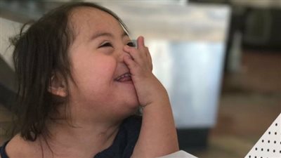 رد فعل طفلة حصلت على «دونتس» (صور)