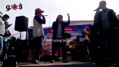 «يا عالم» تشعل حفل المواهب الطلابية بحلوان في عيد الحب (فيديو)