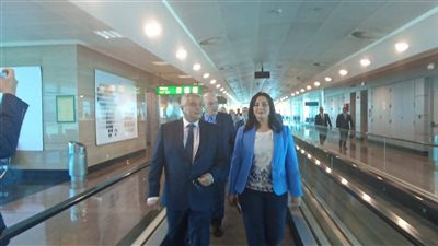 اللجنة العليا للتفتيش الأمني والبيئي تتفقد مطار القاهرة