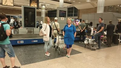 مطار القاهرة يستقبل ٤ مجموعات سياحية لزيارة المعالم الأثرية