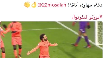 ليفربول عن هدف صلاح: دقة ومهارة وأناقة