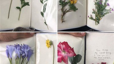 شاب يبتكر هدية مميزة لحبيبته (صور)