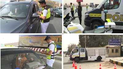 المرور تكثف من خدماتها أعلى الطرق وتنشر سيارات بكاميرات مراقبة