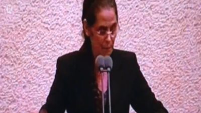 بالفيديو.. خناقة بالكنيست بسبب «فلسطين».. والعرب يغادرون القاعة