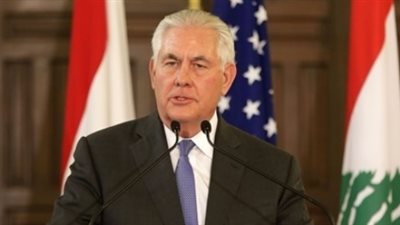 تيلرسون: تنامي ترسانة حزب الله يهدد أمن لبنان