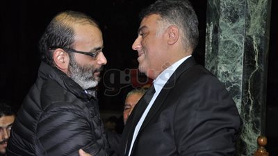 نجوم الفن والإعلام في عزاء والدة تامر حبيب (فيديو وصور)