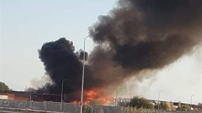 اندلاع حريق في سوق خضار الجملة بالغردقة (فيديو وصور)