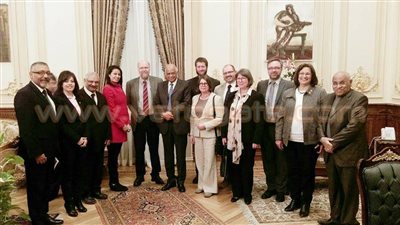 بالصور.. «المصريين الأحرار» ينظم زيارة وفد ألماني لـ«مجلس النواب»