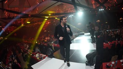 رامي صبري: سعيد بتكريمي في حفل عيد الحب (صور)