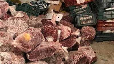المرور على 103 منشآت وضبط 542 كيلو جرام لحوم فاسدة في القليوبية