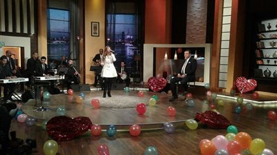 بالصور.. عمرو الليثي يستضيف غادة رجب في احتفالية عيد الحب.. الأحد