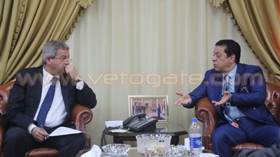بالصور.. «وزير الشباب» يلتقي بنائب « بولاق» لحل مشكلات الدائرة