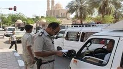 تحرير 4 آلاف مخالفة مرورية وتنفيذ 900 حكم قضائي بالمنيا