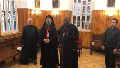 بطريرك الأقباط الكاثوليك يستقبل الكاردينال جبرائيل زوبير