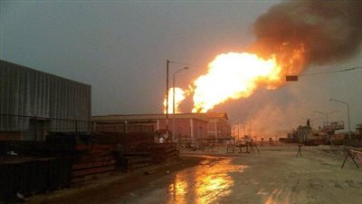 انفجار خط أنابيب للغاز يوقف الإمدادات لمحطة كهرباء بالعراق