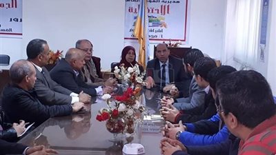 تفاصيل اجتماع وكيل وزارة قوى الإسكندرية بمسئولي التشغيل (صور)