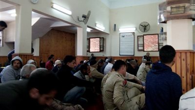 أداء صلاة الجنازة على الشهيد محمد عبدالرازق بدمياط