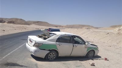 مصرع وإصابة 3 أشخاص بحادث انقلاب سيارة في الأقصر