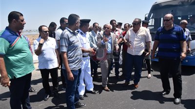 بدء استعدادات نقل منفذ الرسوة الجمركي لموقعه الجديد في بورسعيد (صور)