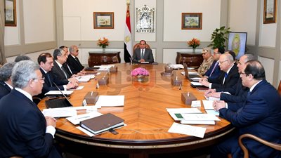 السيسي يبحث مع الحكومة الموقف التنفيذي لعدد من المشروعات القومية