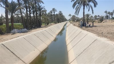  بتكلفة مليار جنيه.. تبطين 311 كيلو من الترع والمصارف في الجيزة| صور
