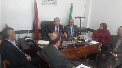 تفاصيل اجتماع وكيل وزارة قوى الدقهلية بمديري مكاتب بالمحافظة (صور)