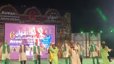 «الوادي الجديد» تتألق باستعراضاتها في مهرجان أسوان (فيديو وصور)