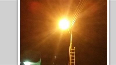 إنارة شوارع قرية شطا بدمياط استجابة لمطالب الأهالي (صور)