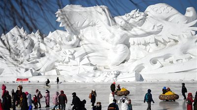 أفضل تماثيل أكبر مهرجان عالمي للجليد (صور)