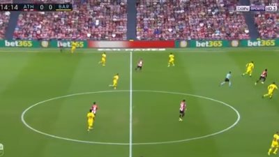 شتيجن ينقذ برشلونة من هجمة خطيرة لفريق أتلتيك بلباو(فيديو)