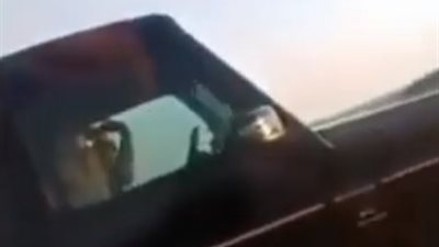 عمرو دياب يصطحب دينا الشربيني في سيارته الخاصة لحضور حفل العلمين (فيديو)