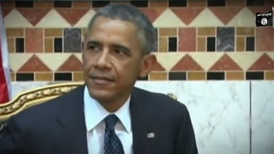 بالفيديو.. ظهور أوباما وماكين في إصدار جديد لـ«داعش»