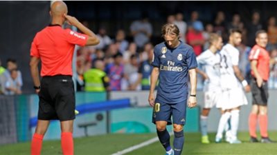 مودريتش يطرد للمرة الثانية في تاريخه أمام سيلتا فيجو