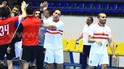 فوز الزمالك على البنك الأهلي في دوري محترفي اليد