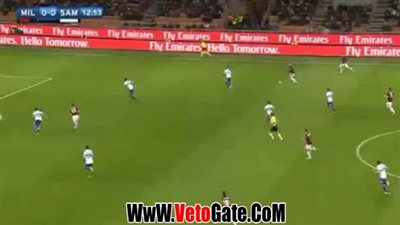 «ميلان» يفوز بهدف في شباك «سامبدوريا» (فيديو)