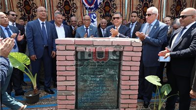 وضع حجر أساس مقر هيئة قضايا الدولة ببني سويف (فيديو وصور)