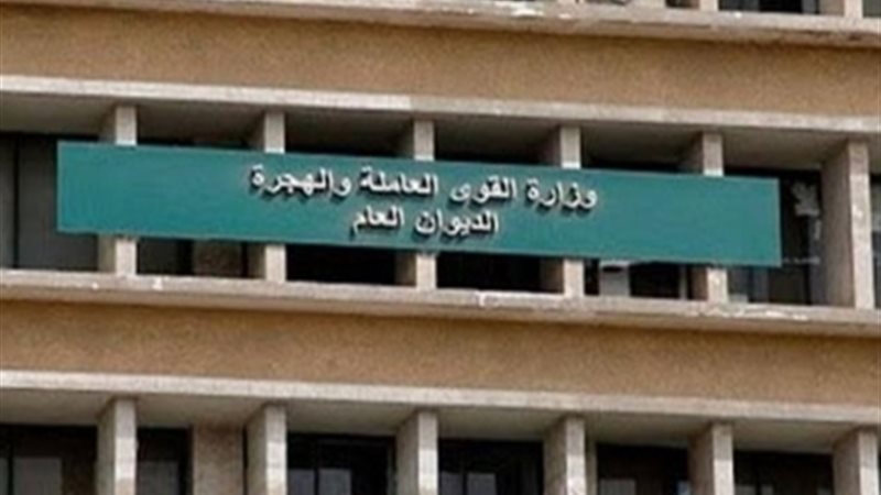 وزارة القوي العاملة