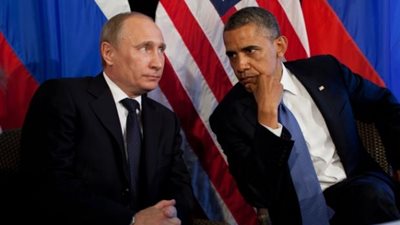 أوباما وبوتين يناقشان تسوية الأزمة السورية هاتفيا