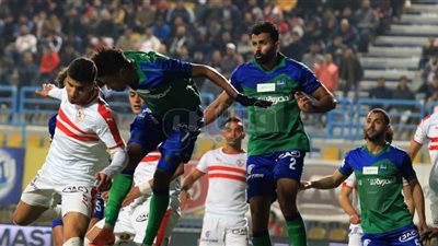 الزمالك والمقاصة في برج العرب بدون جمهور