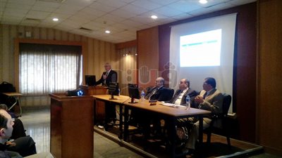 عميد «طب سان فرانسيسكو» بندوة تأثير الأمراض الكبدية بحلوان (صور)