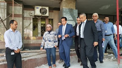 معهد الأورام يعود للعمل بكامل طاقته لخدمة المرضى (صور)