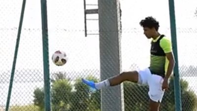 شاهد تحدي محمد إبراهيم وميدو ومودي بالمقاصة استعدادا للزمالك (فيديو)