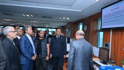 افتتاح مبنى مصر للطيران الجديد للصيانة