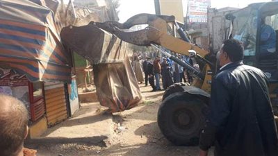 إزالة فورية لـ279 حالة إشغال وتنفيذ 7 قرارات غلق بالمنوفية