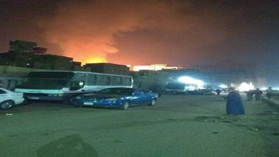 النيابة تبدأ التحقيق في حريق مصنع كرتون شبرا الخيمة | صور