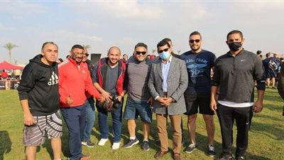 وزير الرياضة يشهد سباق التحدي بالمقطم | صور