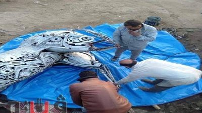 مصمم تمثال حصان الخردة بالشرقية بعد تحطيمه: استغرق 6 سنوات من العمل | صور