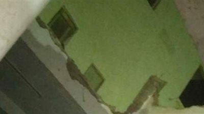 انهيار سقف مضيفة عزبة المنشاوي القبلية في الغربية | صور